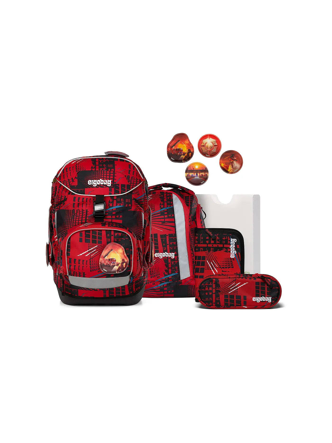 ERGOBAG | Schultaschen Set 6tlg. PACK AlarmBäreitschaft | 